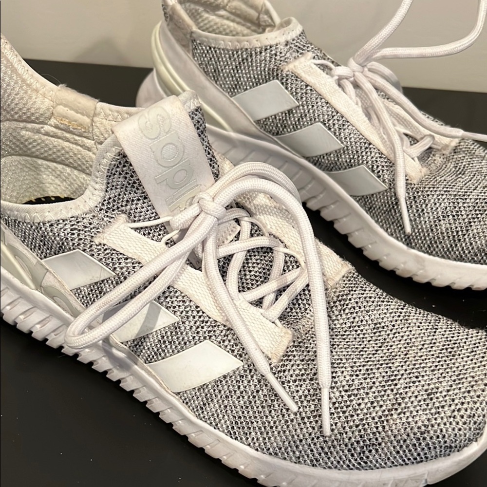 Adidas White and Gray Sneakers